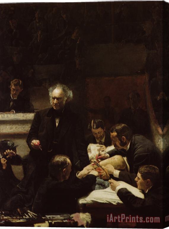 Thomas Eakins The Gross Clinic Stretched Canvas Painting / Canvas Art
