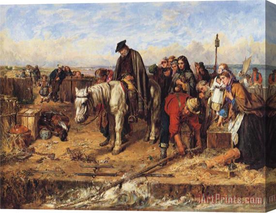 Thomas Faed The Last of The Clan Stretched Canvas Print / Canvas Art