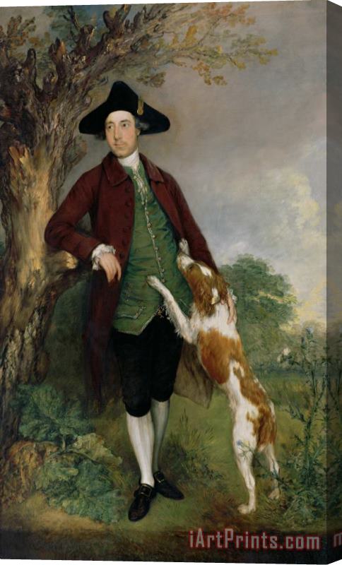Thomas Gainsborough Portrait of George Venables Vernon Stretched Canvas Print / Canvas Art