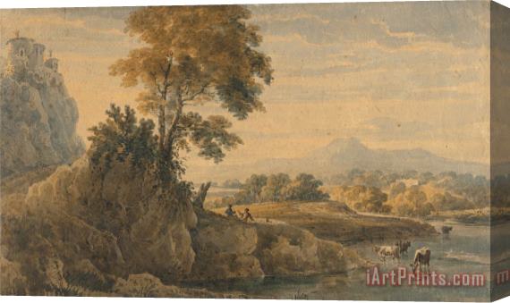 Thomas Girtin Romantic Landscape Stretched Canvas Print / Canvas Art