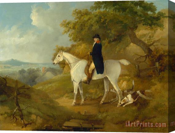 Thomas Hand George Morland on His Hunter Stretched Canvas Print / Canvas Art