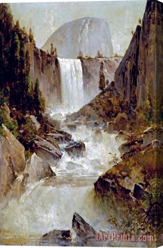 Thomas Hill Vernal Falls, Yosemite Stretched Canvas Painting / Canvas Art
