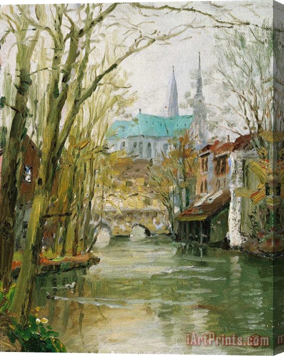 Thomas Kinkade Chartres Stretched Canvas Print / Canvas Art