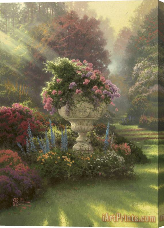 Thomas Kinkade The Garden of Hope Stretched Canvas Painting / Canvas Art
