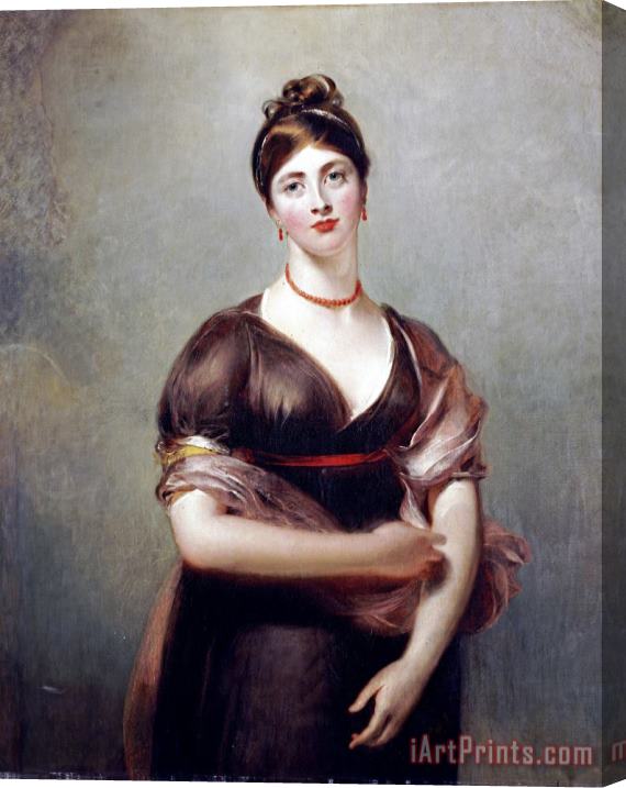 Thomas Lawrence Portrait of Elizabeth Jennings Stretched Canvas Print / Canvas Art