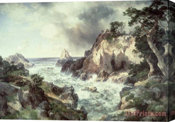 Thomas Moran Point Lobos at Monterey in California Stretched Canvas Painting / Canvas Art