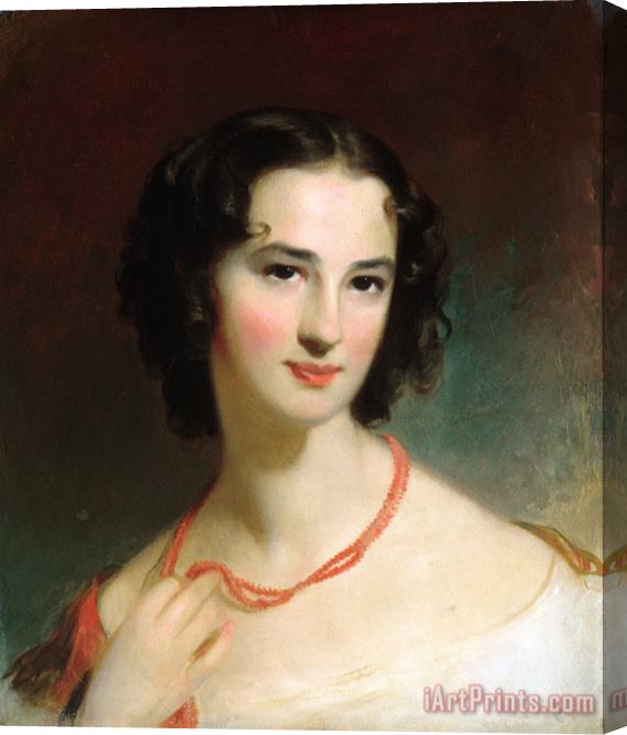 Thomas Sully Mrs. James Montgomery, Jr. Stretched Canvas Painting / Canvas Art