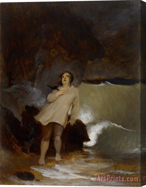 Thomas Sully The Shipwreck of Robinson Crusoe Stretched Canvas Print / Canvas Art