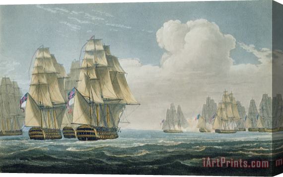 Thomas Whitcombe After The Battle Of Trafalgar Stretched Canvas Print / Canvas Art