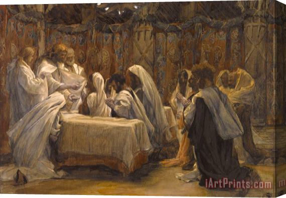 Tissot The Communion of the Apostles Stretched Canvas Print / Canvas Art
