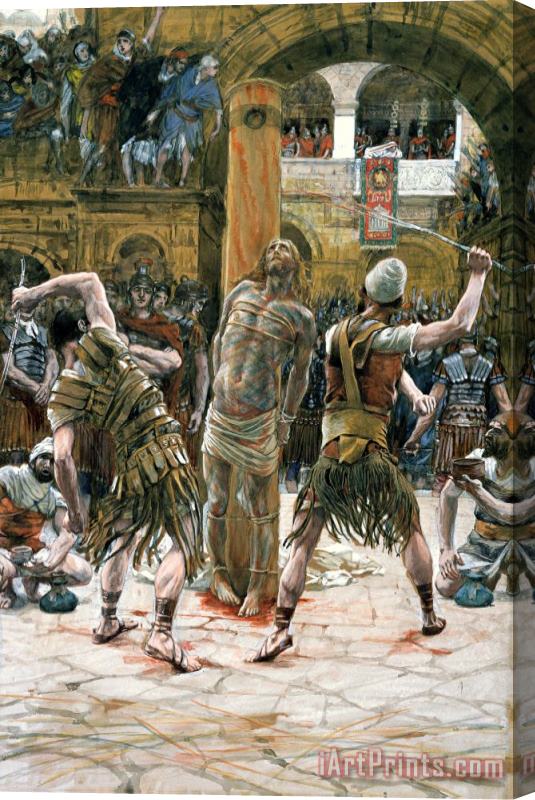 Tissot The Scourging Stretched Canvas Print / Canvas Art