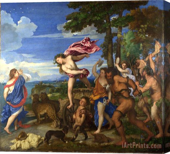 Titian Bacchus And Ariadne Stretched Canvas Print / Canvas Art