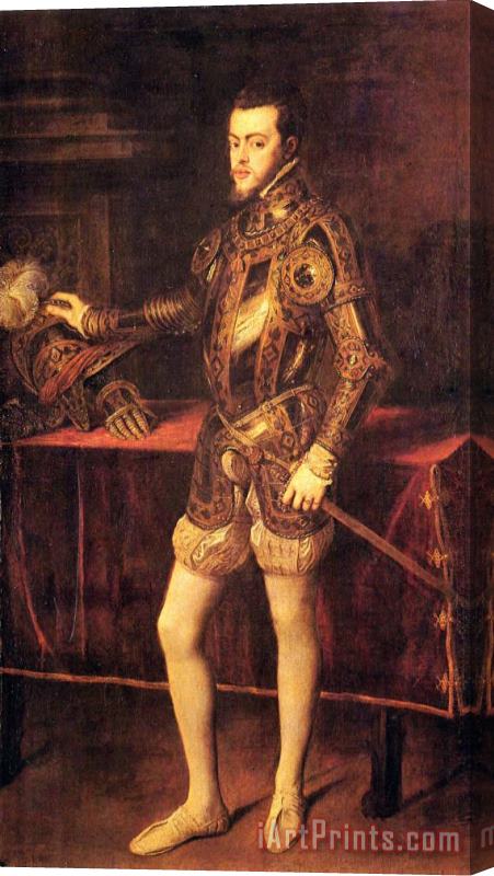 Titian Philipp Ii, As Prince Stretched Canvas Print / Canvas Art