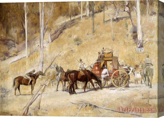 Tom Roberts Bailed Up Stretched Canvas Print / Canvas Art