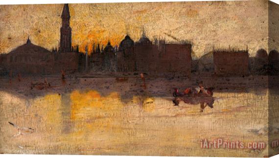 Tom Roberts Gray Day in Spring, Venice Stretched Canvas Print / Canvas Art