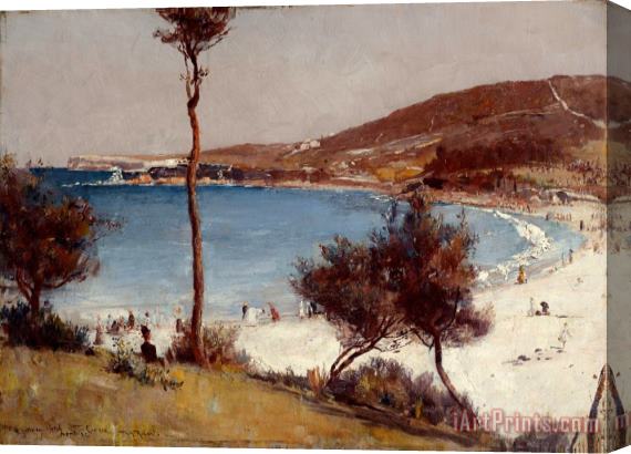 Tom Roberts Holiday Sketch at Coogee Stretched Canvas Painting / Canvas Art