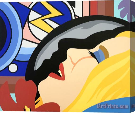 Tom Wesselmann Bedroom Face with Lichtenstein, 1994 Stretched Canvas Painting / Canvas Art