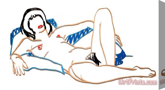 Tom Wesselmann Monica Lying on Blanket, 1988 Stretched Canvas Painting / Canvas Art