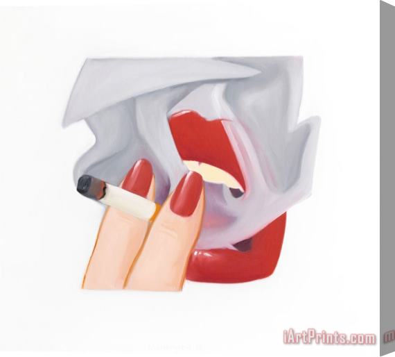 Tom Wesselmann Smoker Study ( for 3d Modell), 1998 1999 Stretched Canvas Print / Canvas Art