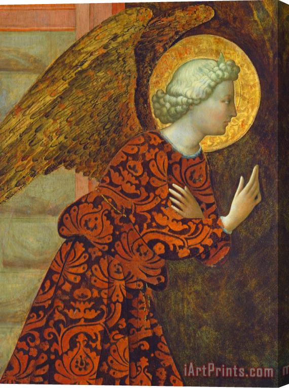 Tommaso Masolino da Panicale The Archangel Gabriel Stretched Canvas Print / Canvas Art