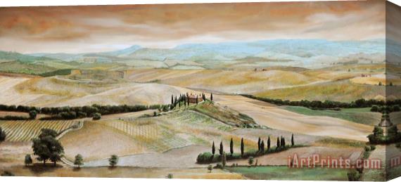 Trevor Neal Belvedere - Tuscany Stretched Canvas Print / Canvas Art