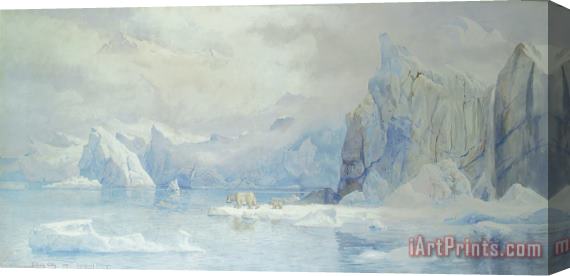 Tristram Ellis Glacier Stretched Canvas Print / Canvas Art