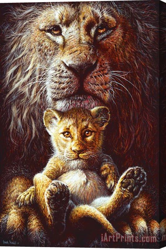 Unknwon Golden Son Lion King Art Craig Skaggs Stretched Canvas Painting / Canvas Art