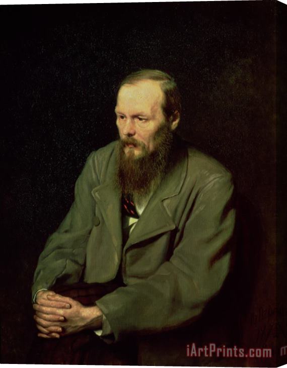 Vasili Grigorevich Perov Portrait Of Fyodor Dostoyevsky Stretched Canvas Painting / Canvas Art