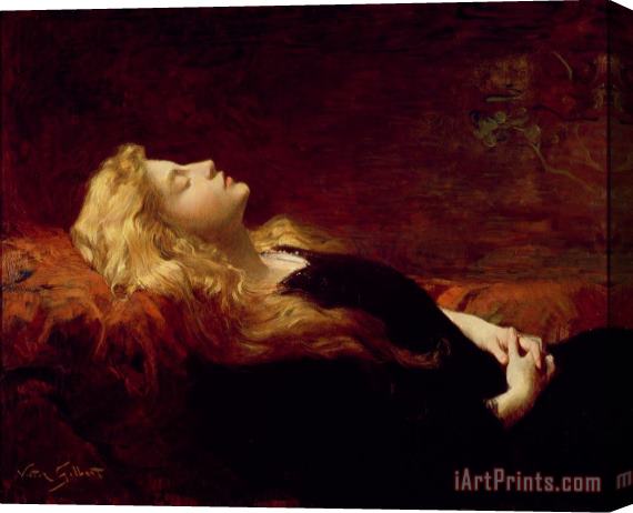 Victor Gabriel Gilbert Resting Stretched Canvas Painting / Canvas Art