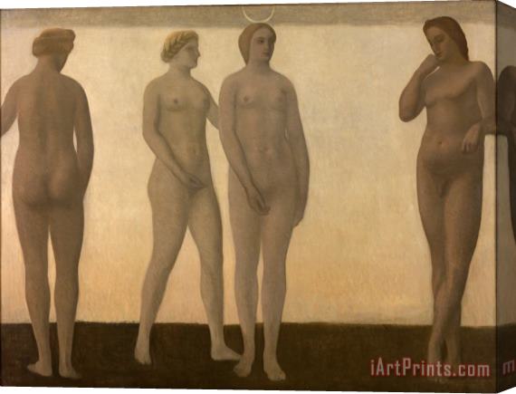 Vilhelm Hammershoi Artemis Stretched Canvas Print / Canvas Art