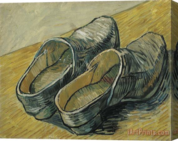 Vincent van Gogh A Pair Of Leather Clogs Stretched Canvas Painting / Canvas Art