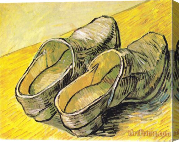 Vincent van Gogh A Pair of Wooden Shoes Stretched Canvas Painting / Canvas Art