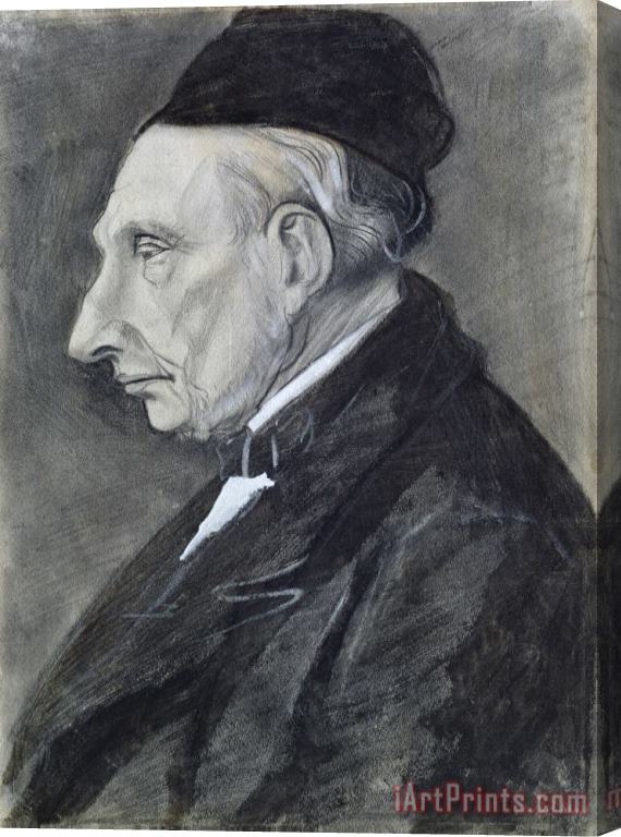 Vincent van Gogh Portrait Of The Artists Grandfather Stretched Canvas Print / Canvas Art