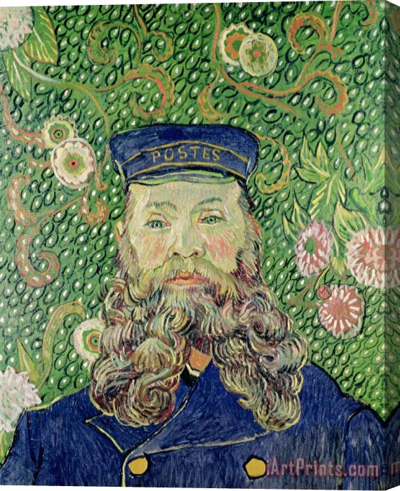 Vincent van Gogh Portrait Of The Postman Joseph Roulin Stretched Canvas Painting / Canvas Art