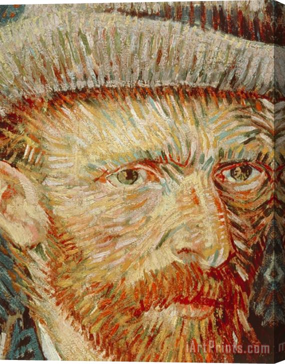 Vincent van Gogh Self-portrait With Hat Stretched Canvas Painting / Canvas Art