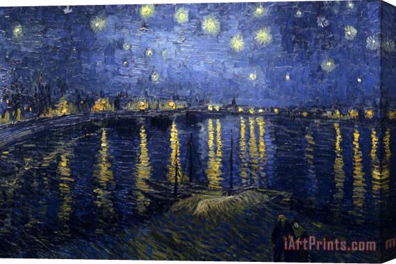 Vincent van Gogh Starry Night Over The Rhone Stretched Canvas Print / Canvas Art