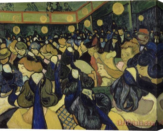 Vincent van Gogh The Dance Hall In Arles Stretched Canvas Painting / Canvas Art