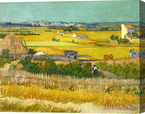 Vincent van Gogh The Harvest Stretched Canvas Print / Canvas Art