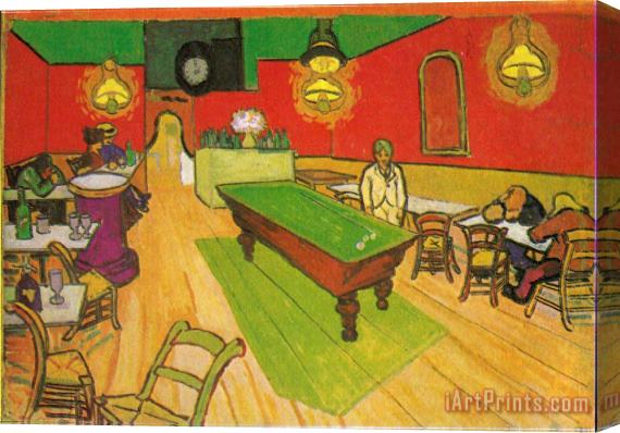Vincent van Gogh The Night Cafe in Arles Stretched Canvas Painting / Canvas Art