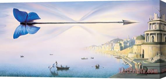 Vladimir Kush Arrow of Time Stretched Canvas Print / Canvas Art