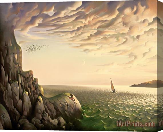 Vladimir Kush Bound for Distant Shores Stretched Canvas Painting / Canvas Art