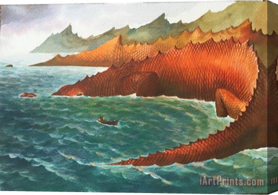 Vladimir Kush Coast Guard Stretched Canvas Print / Canvas Art
