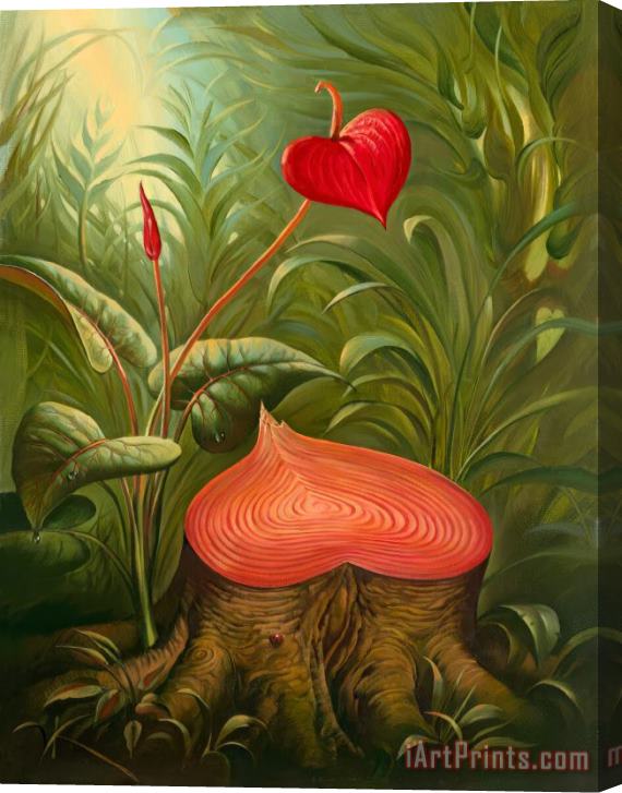 Vladimir Kush Hearts for Future Generations Stretched Canvas Painting / Canvas Art