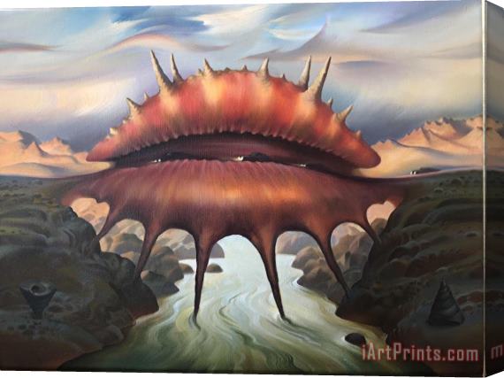 Vladimir Kush Light in The Tunnel Stretched Canvas Painting / Canvas Art