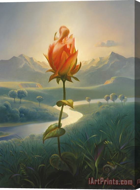 Vladimir Kush Morning Blossom Stretched Canvas Painting / Canvas Art
