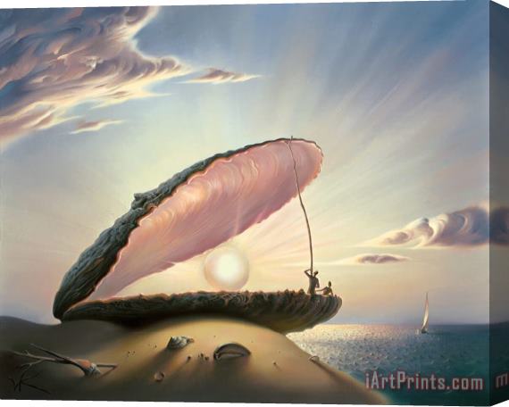Vladimir Kush Pearl Stretched Canvas Painting / Canvas Art