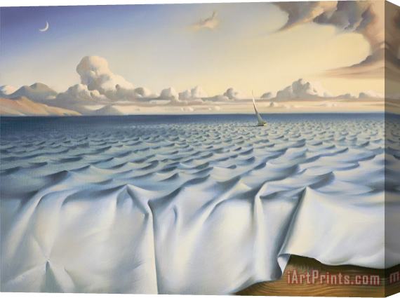 Vladimir Kush Ripples on The Ocean Stretched Canvas Print / Canvas Art