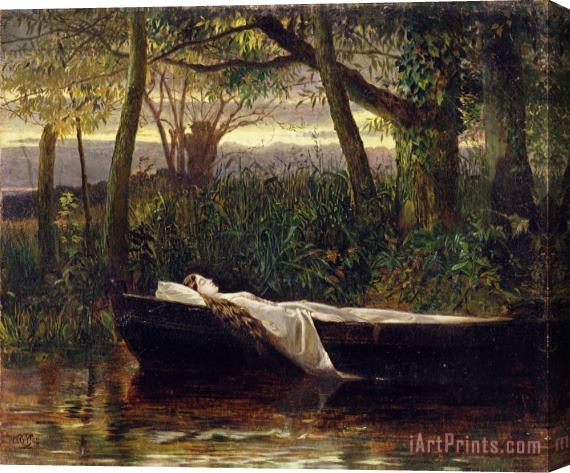 Walter Crane The Lady of Shalott Stretched Canvas Print / Canvas Art