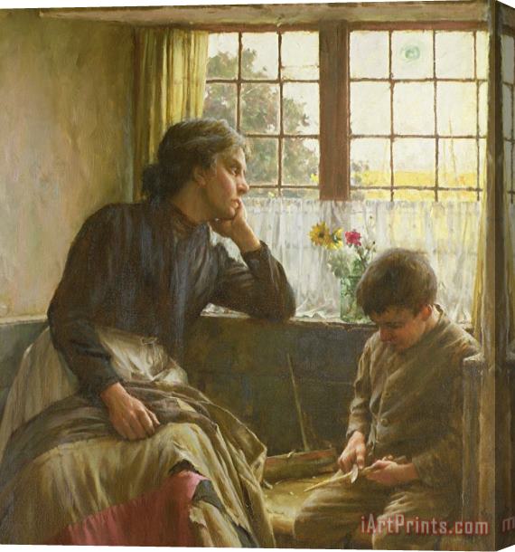 Walter Langley Tender Grace of a Day that is Dead Stretched Canvas Print / Canvas Art