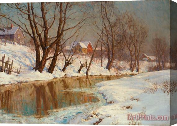 Walter Launt Palmer Winter Morning Stretched Canvas Print / Canvas Art
